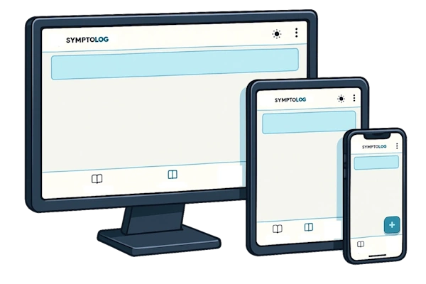 SymptoLog on multiple devices